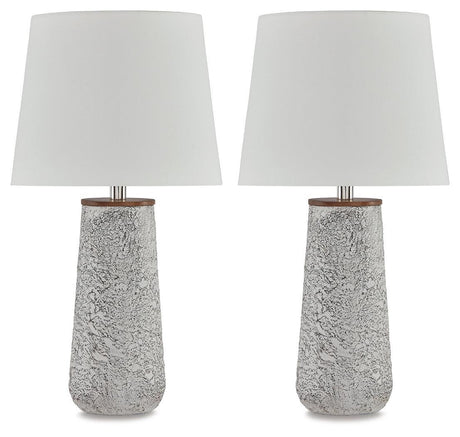 Chaston Antique White Table Lamp (Set Of 2) - Ella Furniture