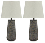 Chaston Antique Bronze Finish Table Lamp (Set Of 2) - Ella Furniture