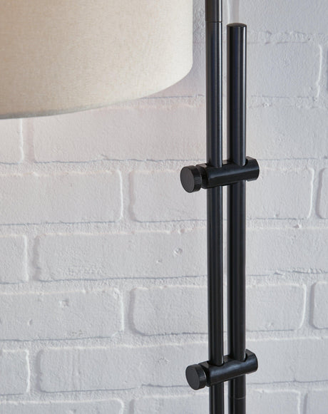 Baronvale Black Floor Lamp - Ella Furniture