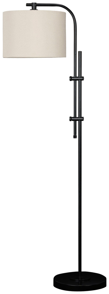 Baronvale Black Floor Lamp - Ella Furniture