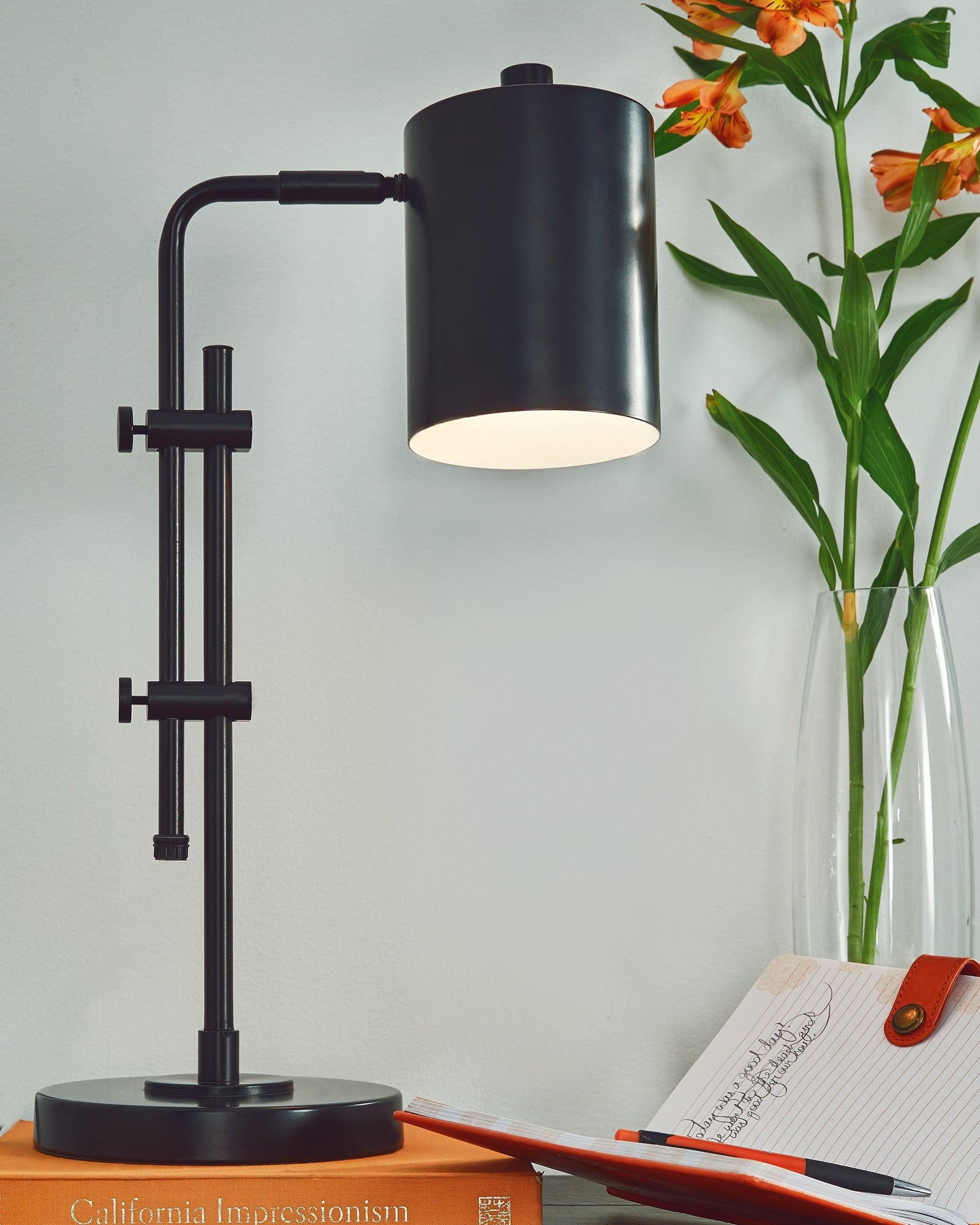 Baronvale Black Desk Lamp - Ella Furniture
