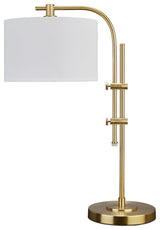 Baronvale Brass Finish Accent Lamp - Ella Furniture