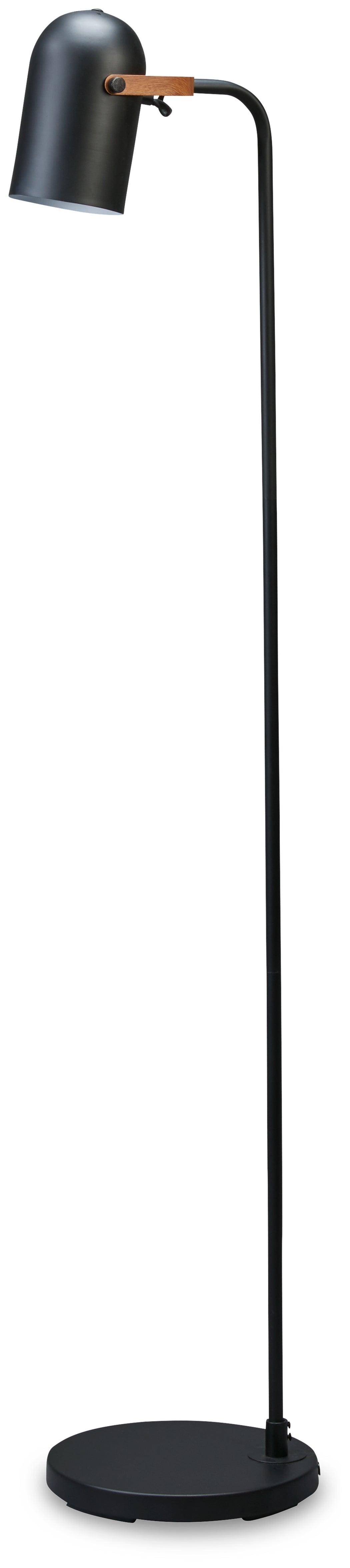 Ridgewick Black/brown Floor Lamp - Ella Furniture