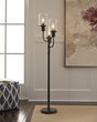 Jaak Bronze Finish Floor Lamp - Ella Furniture