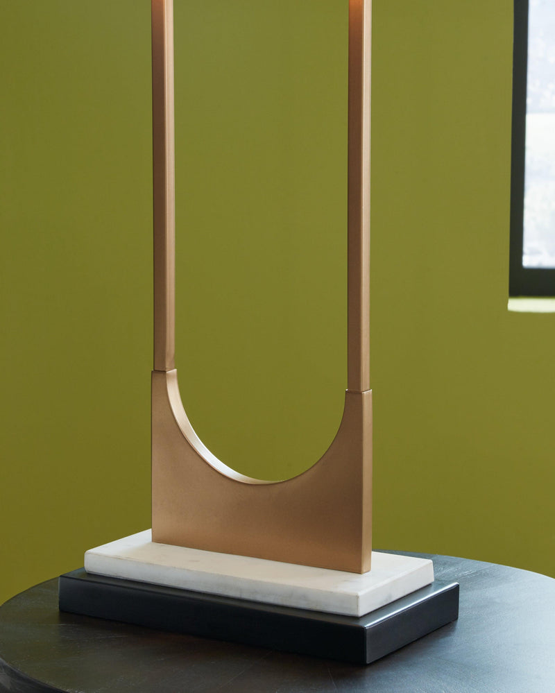 Malana Brass Finish Table Lamp