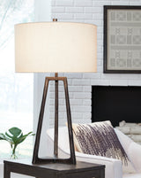 Ryandale Antique Black Table Lamp - Ella Furniture