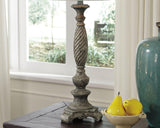Alinae Antique Gray Table Lamp - Ella Furniture