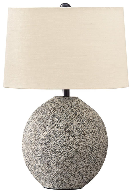 Harif Beige Table Lamp - Ella Furniture