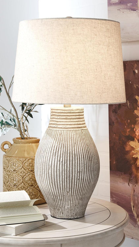 Layal Black Table Lamp - Ella Furniture