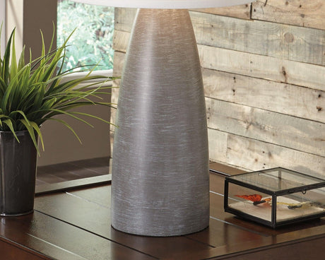 Shavontae Gray Table Lamp (Set Of 2) - Ella Furniture