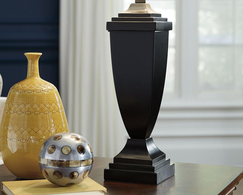 Amerigin Bronze Finish Table Lamp (Set Of 2) - Ella Furniture