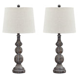 Mair Antique Black Table Lamp (Set Of 2) - Ella Furniture