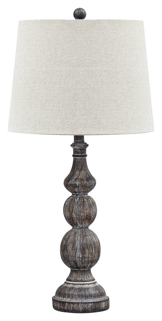 Mair Antique Black Table Lamp (Set Of 2) - Ella Furniture