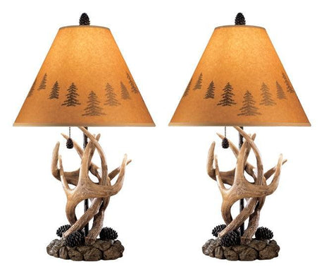 Derek Brown Table Lamp (Set Of 2) - Ella Furniture
