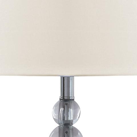 Joaquin Clear/silver Finish Table Lamp (Set Of 2) - Ella Furniture