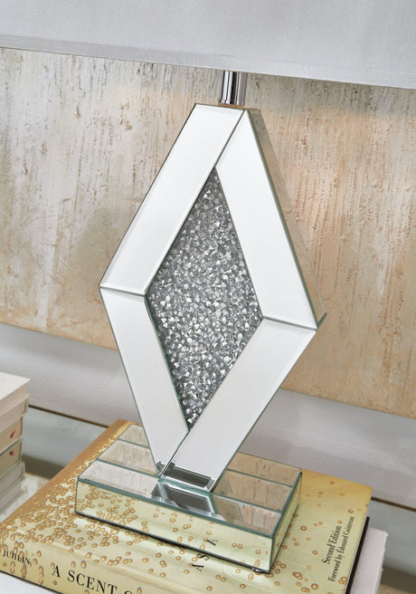 Prunella Silver Finish Table Lamp - Ella Furniture
