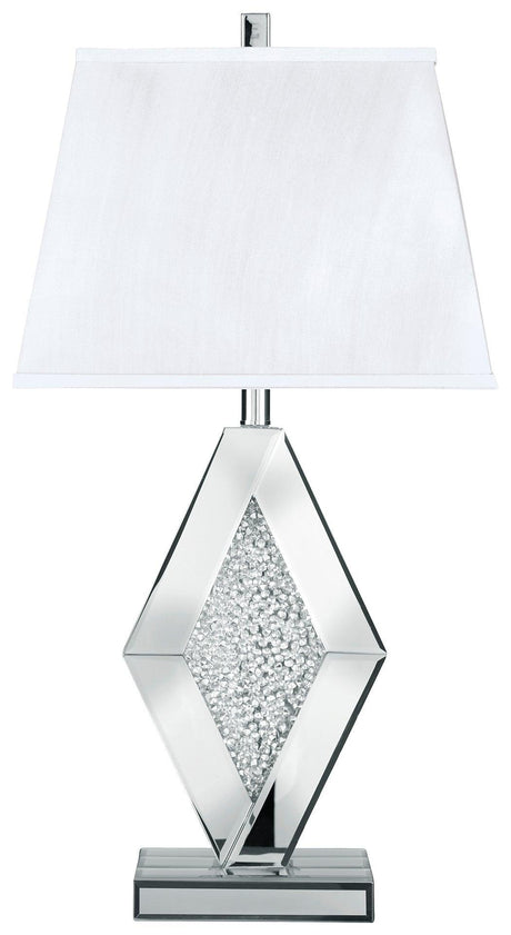 Prunella Silver Finish Table Lamp - Ella Furniture