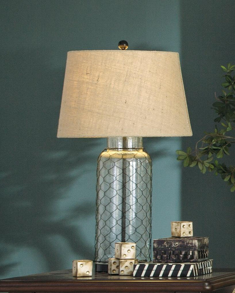 Sharmayne Transparent Table Lamp - Ella Furniture