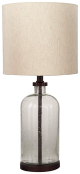 Bandile Clear/bronze Finish Table Lamp - Ella Furniture