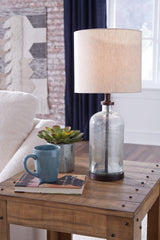 Bandile Clear/bronze Finish Table Lamp - Ella Furniture