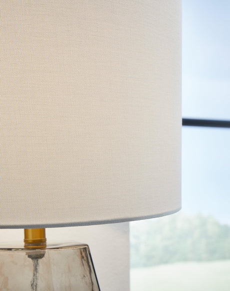 Taylow Gray Table Lamp - Ella Furniture
