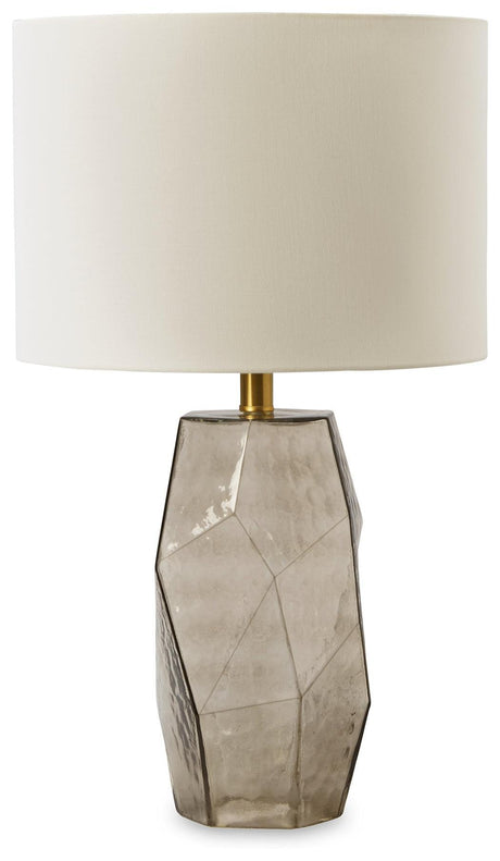 Taylow Gray Table Lamp - Ella Furniture