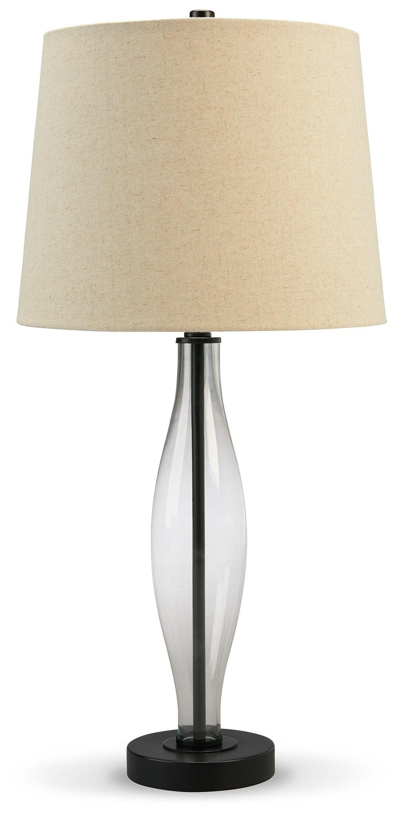 Travisburg Clear/black Table Lamp (Set Of 2) - Ella Furniture