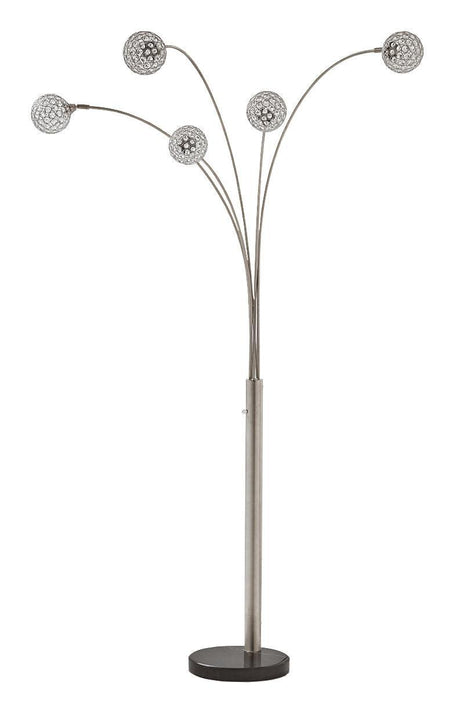 Winter Arc Floor Lamp angled view showing overall design