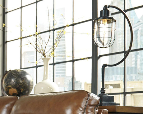 Jae Antique Black Desk Lamp - Ella Furniture