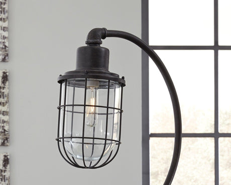 Jae Antique Black Desk Lamp - Ella Furniture
