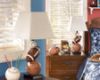 Nyx Brown/orange Table Lamp - Ella Furniture