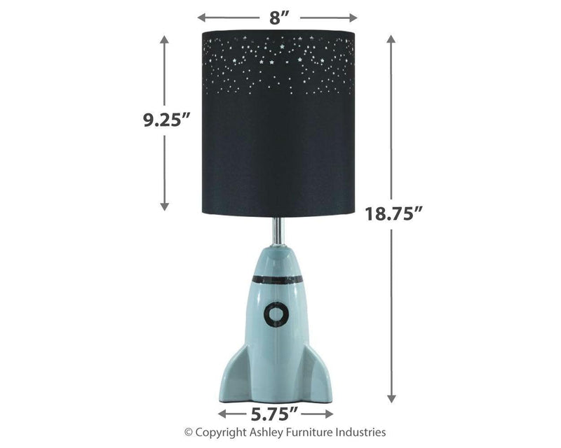 Cale Gray/black Table Lamp