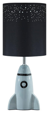 Cale Gray/black Table Lamp - Ella Furniture