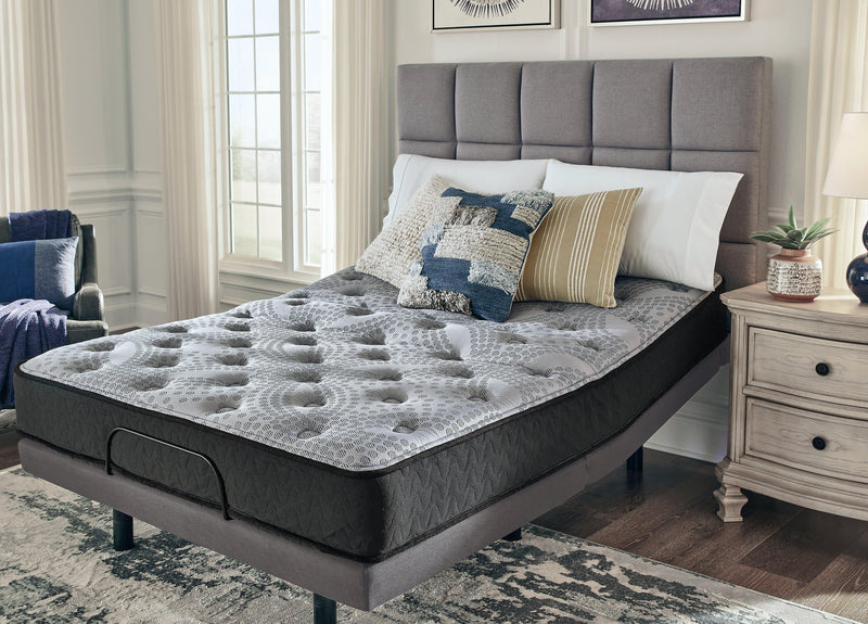 Comfort Plus Gray Queen Mattress - Ella Furniture