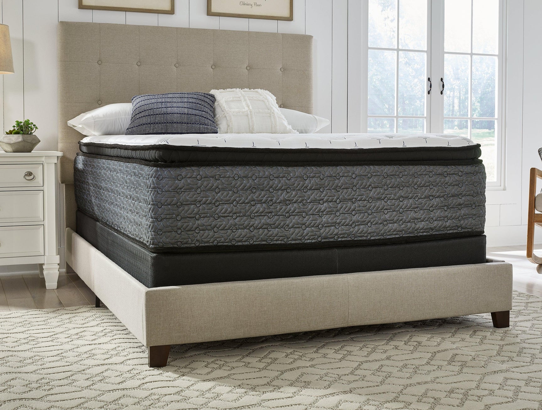 Ultra Luxury Pt With Latex White Queen Mattress - Ella Furniture