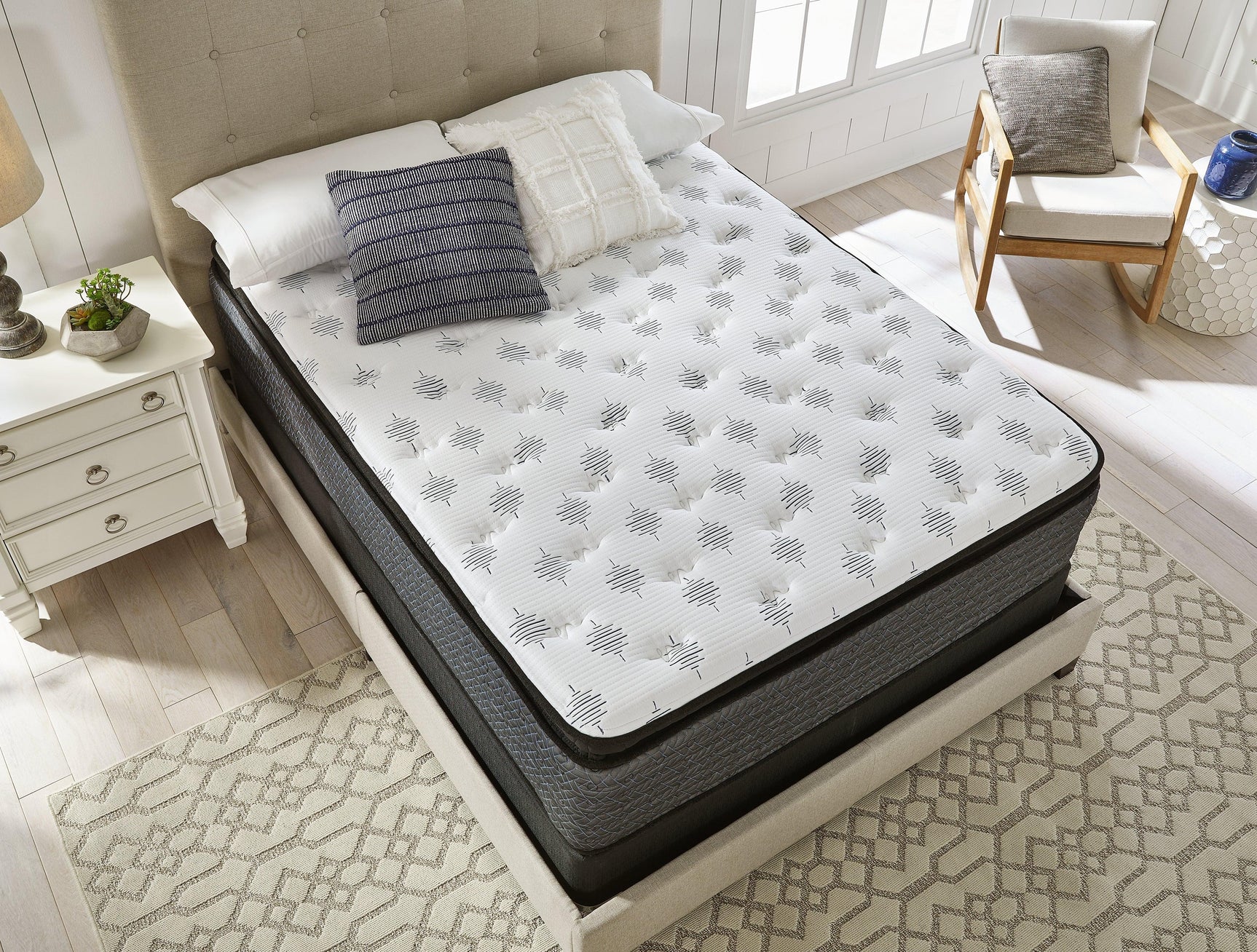 Ultra Luxury Pt With Latex White Queen Mattress - Ella Furniture