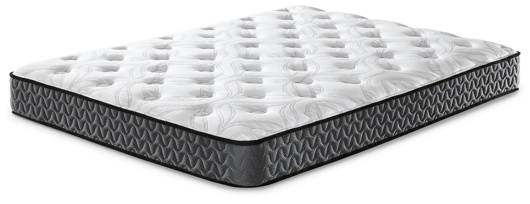 8 Inch Bonnell Hybrid White Queen Mattress - Ella Furniture