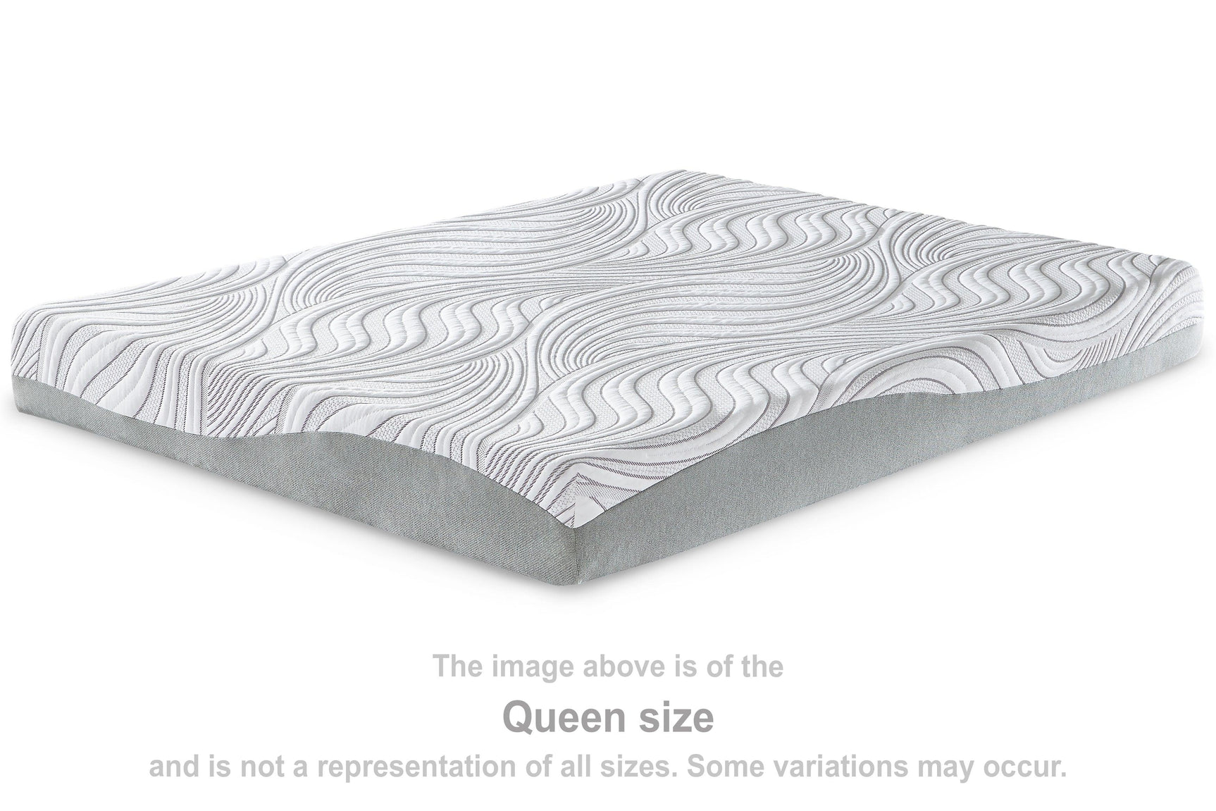 8 Inch Memory Foam White King Mattress - Ella Furniture