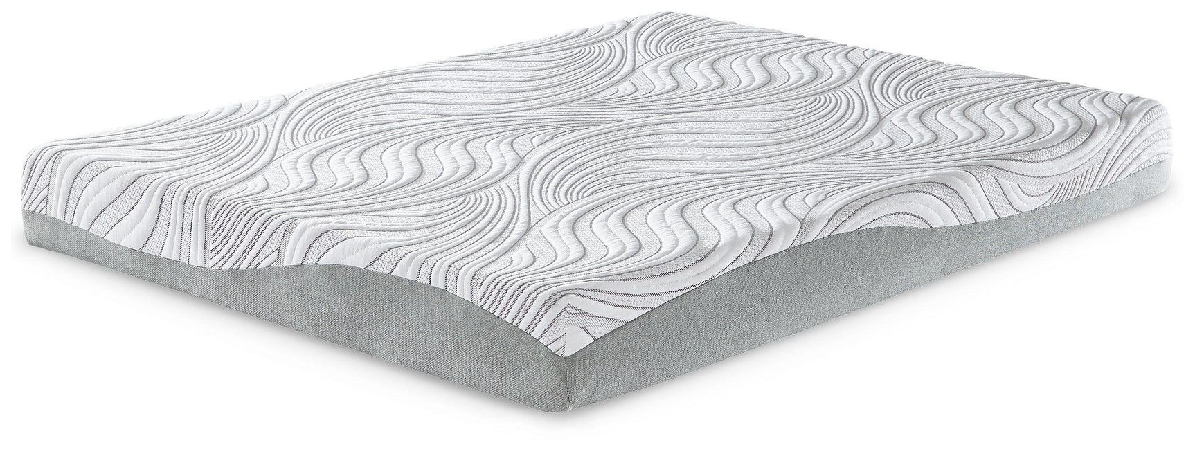 8 Inch Memory Foam White Queen Mattress - Ella Furniture