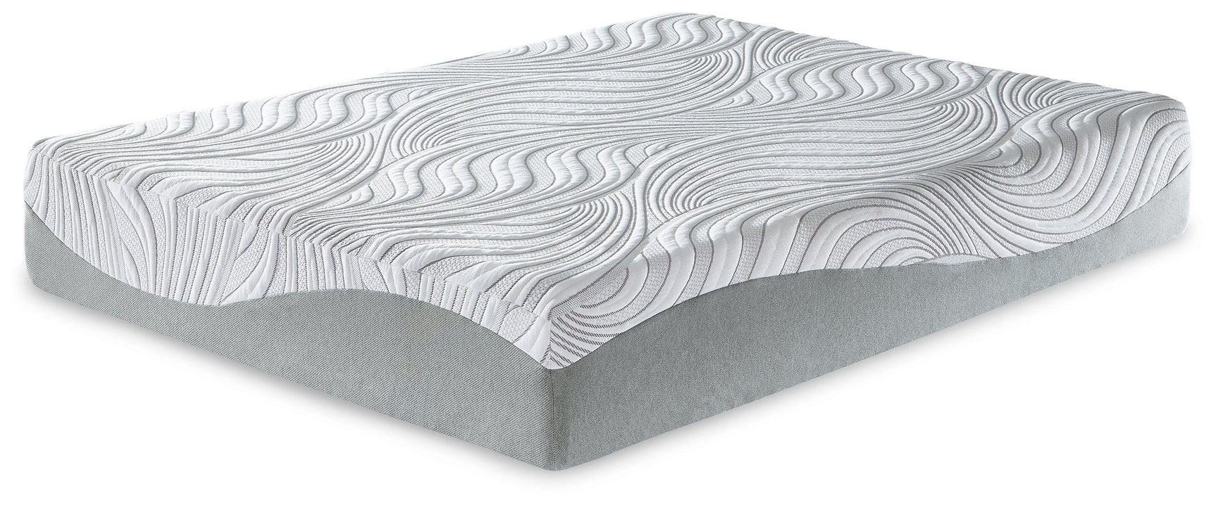 12 Inch Memory Foam White Queen Mattress - Ella Furniture