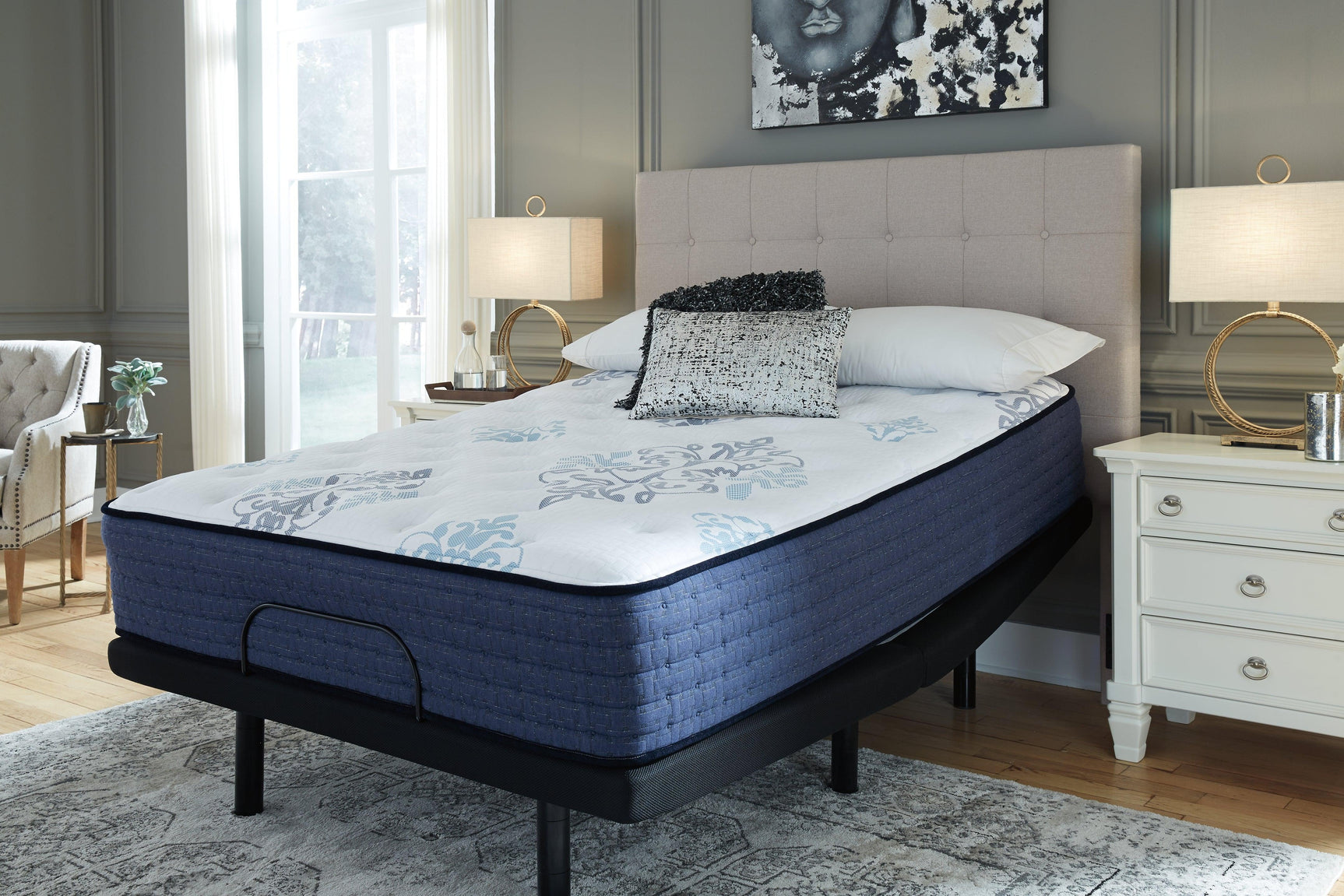 Mt Dana Euro Top White Full Mattress - Ella Furniture