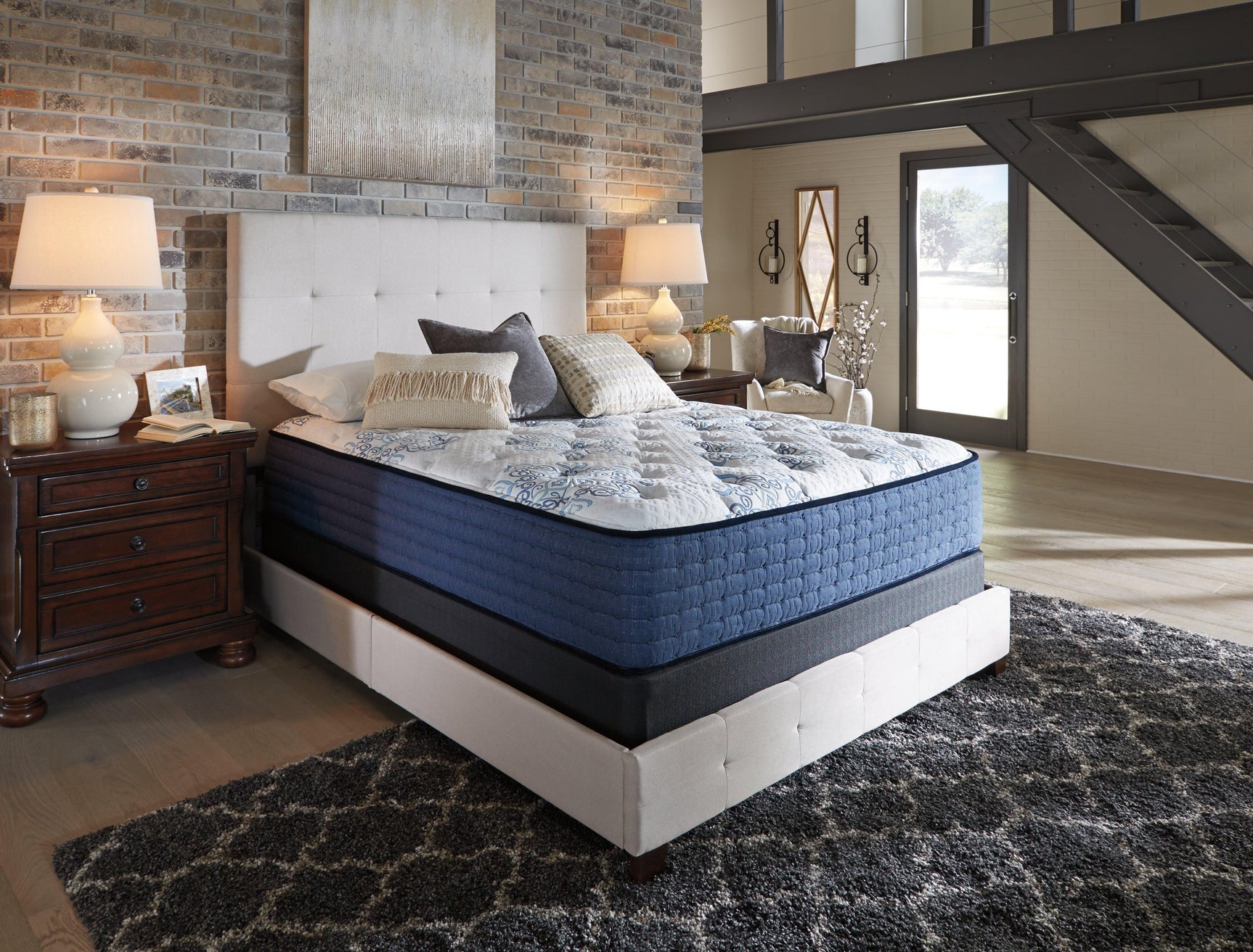 Mt Dana Firm White Queen Mattress - Ella Furniture