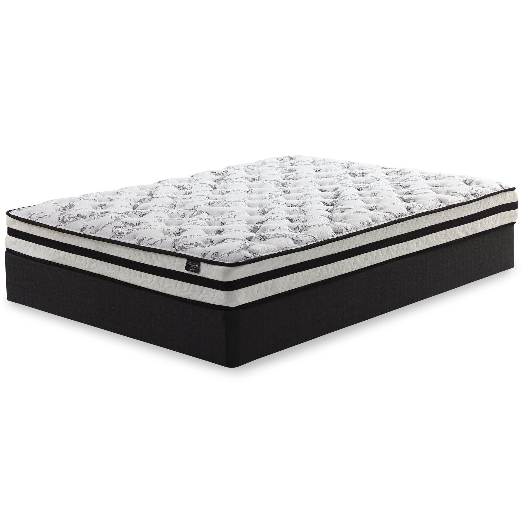 8 Inch Chime Innerspring White King Mattress In A Box - Ella Furniture