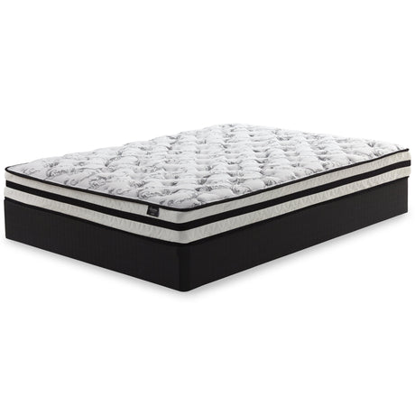 8-Inch Chime Innerspring King Mattress in White, front view
