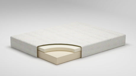 10 Inch Chime Memory Foam White Queen Mattress In A Box - Ella Furniture