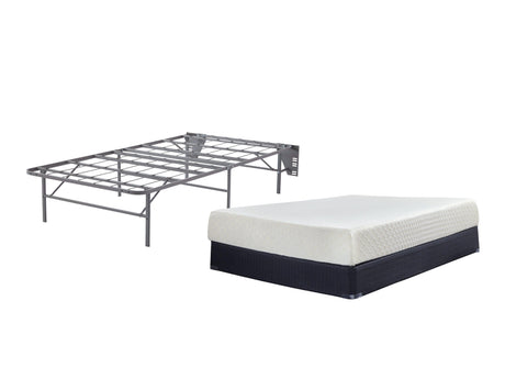 10 Inch Chime Memory Foam White Twin Mattress In A Box - Ella Furniture