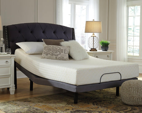10 Inch Chime Memory Foam White Queen Mattress In A Box - Ella Furniture