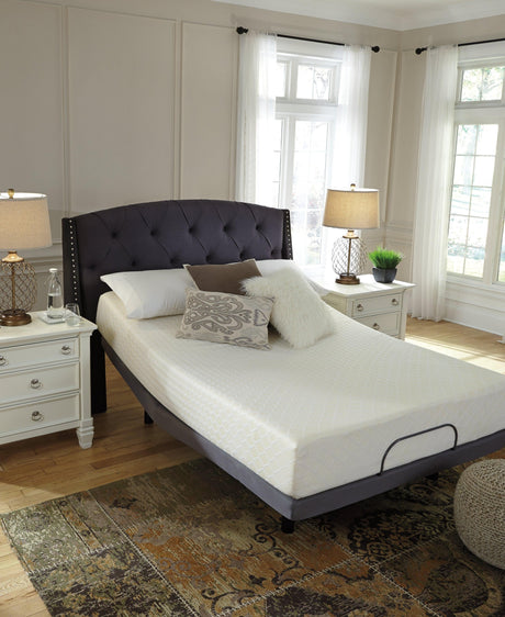 10 Inch Chime Memory Foam White Twin Mattress In A Box - Ella Furniture
