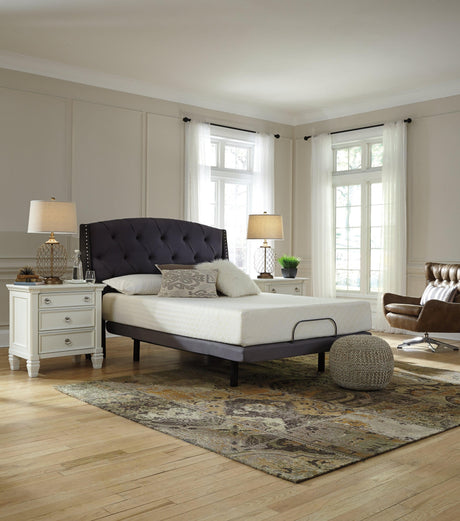 10 Inch Chime Memory Foam White Twin Mattress In A Box - Ella Furniture