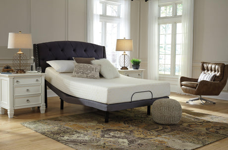 10 Inch Chime Memory Foam White Twin Mattress In A Box - Ella Furniture